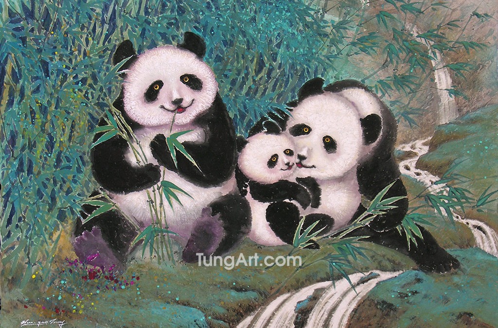 B-3 Happy Panda Family